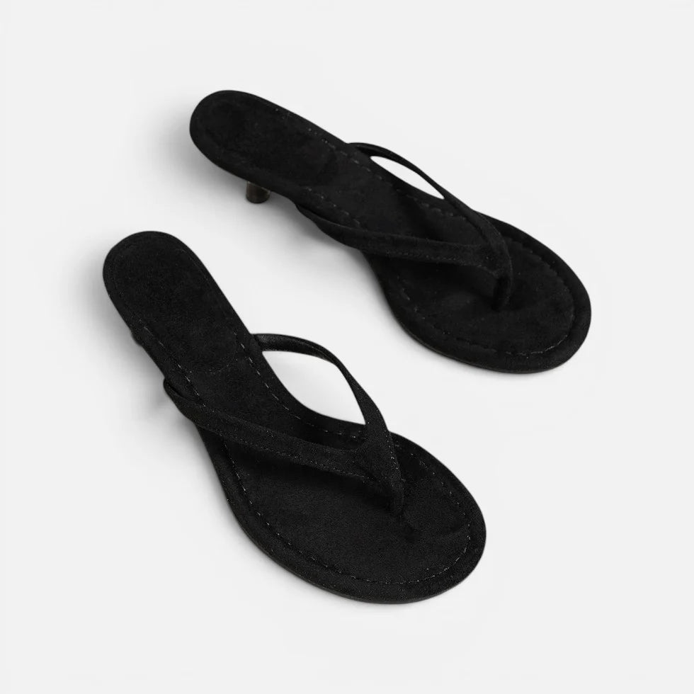 Women Flip Flop Kitten Heels