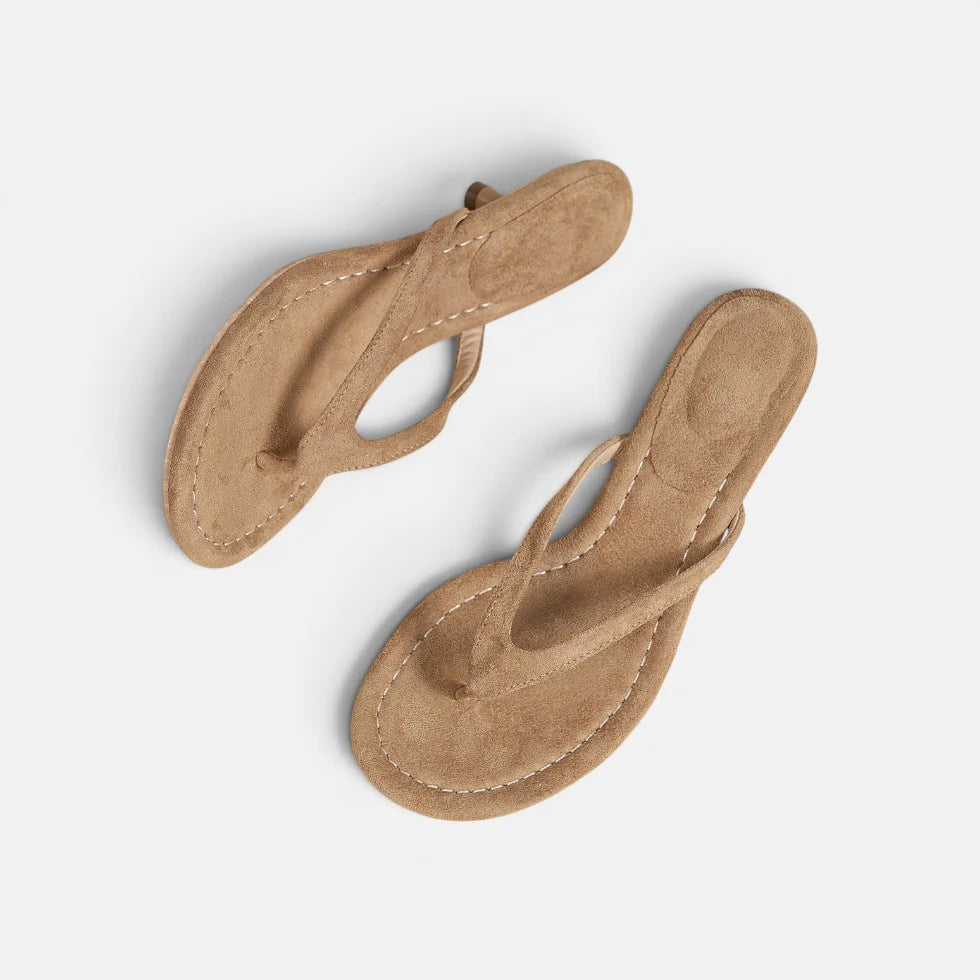 Women Flip Flop Kitten Heels