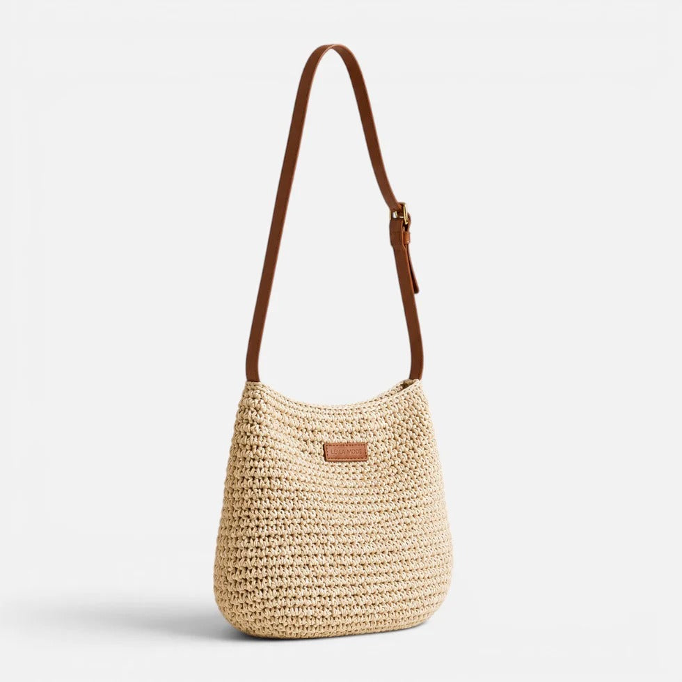 Women Woven Shoulder Bag Casual Style