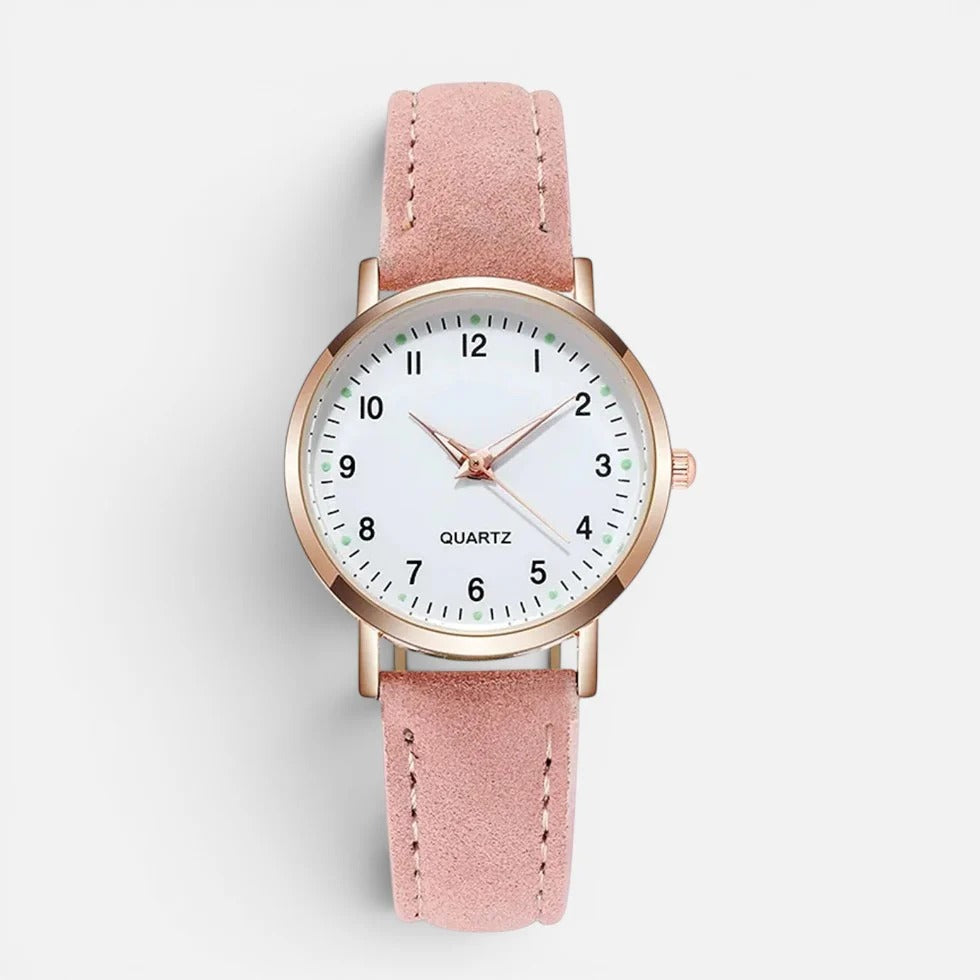 Women Quartz Watch Leather Strap