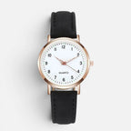 Women Quartz Watch Leather Strap