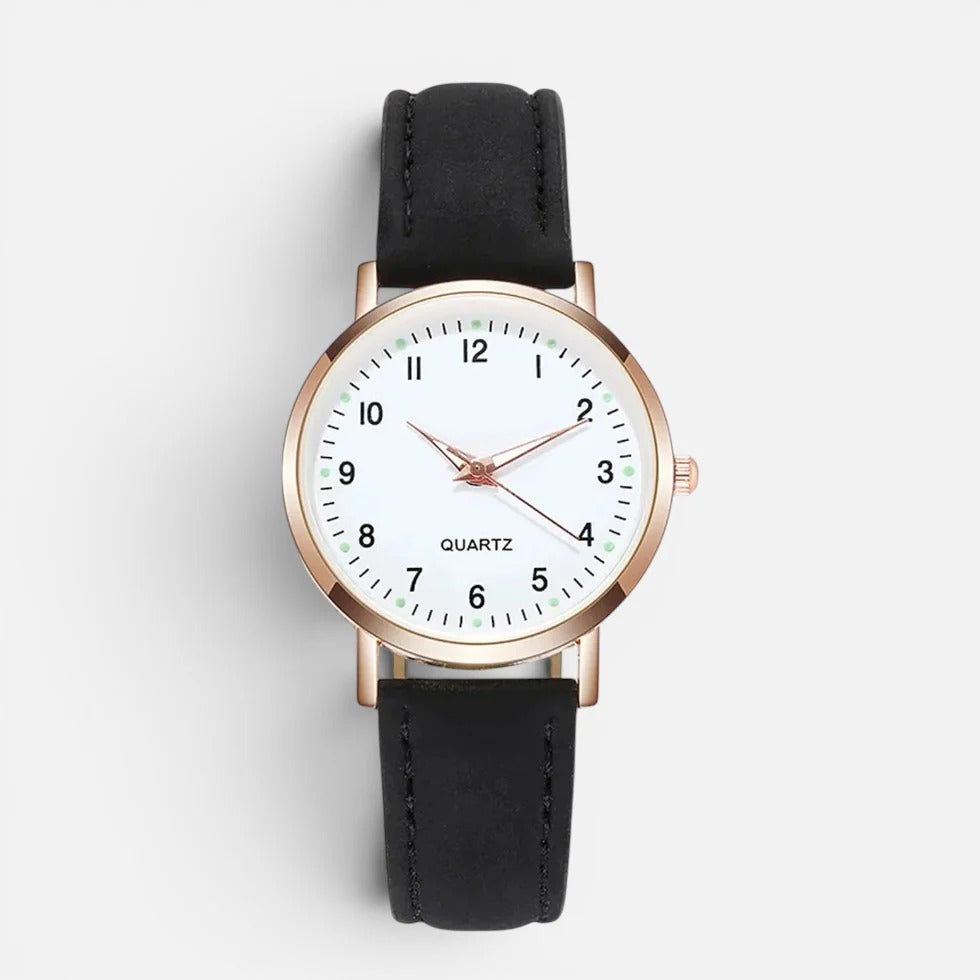Women Quartz Watch Leather Strap