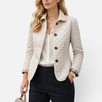 Women Quilted Jacket Button Front