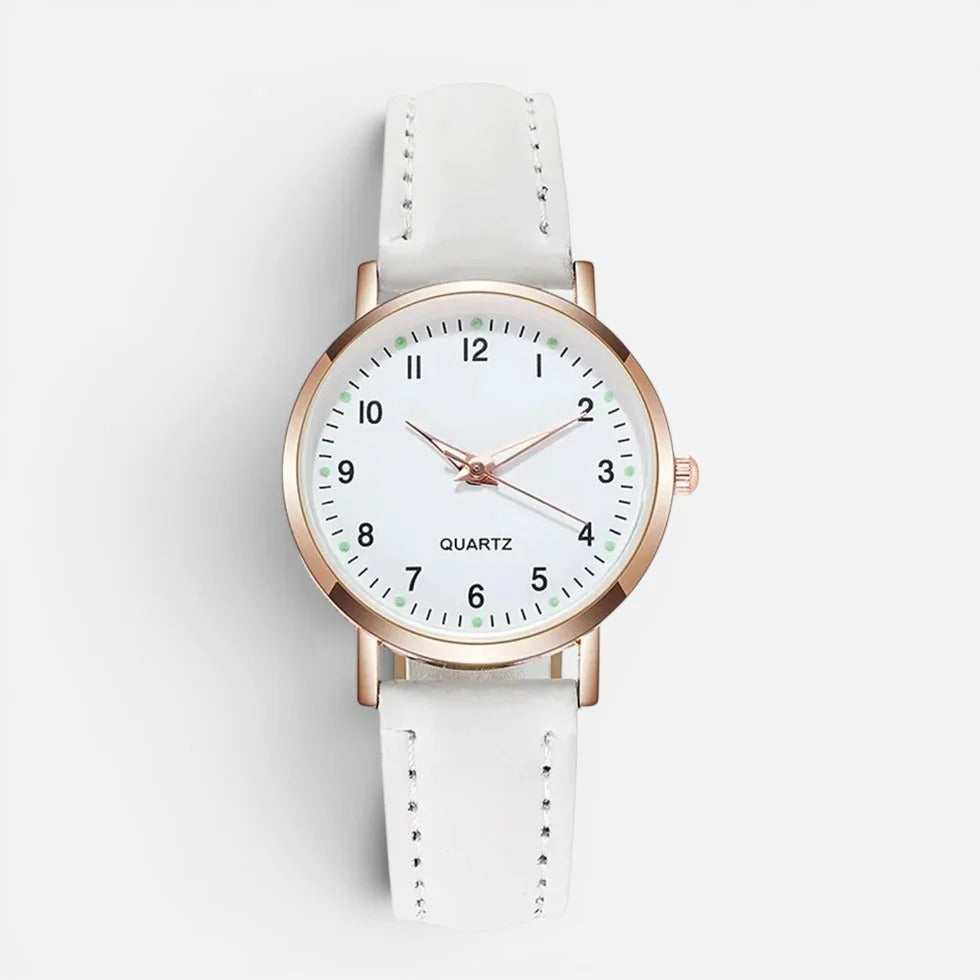 Women Quartz Watch Leather Strap
