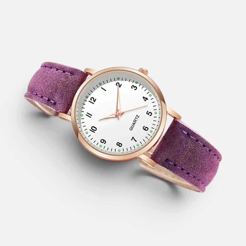 Women Quartz Watch Leather Strap