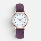 Women Quartz Watch Leather Strap