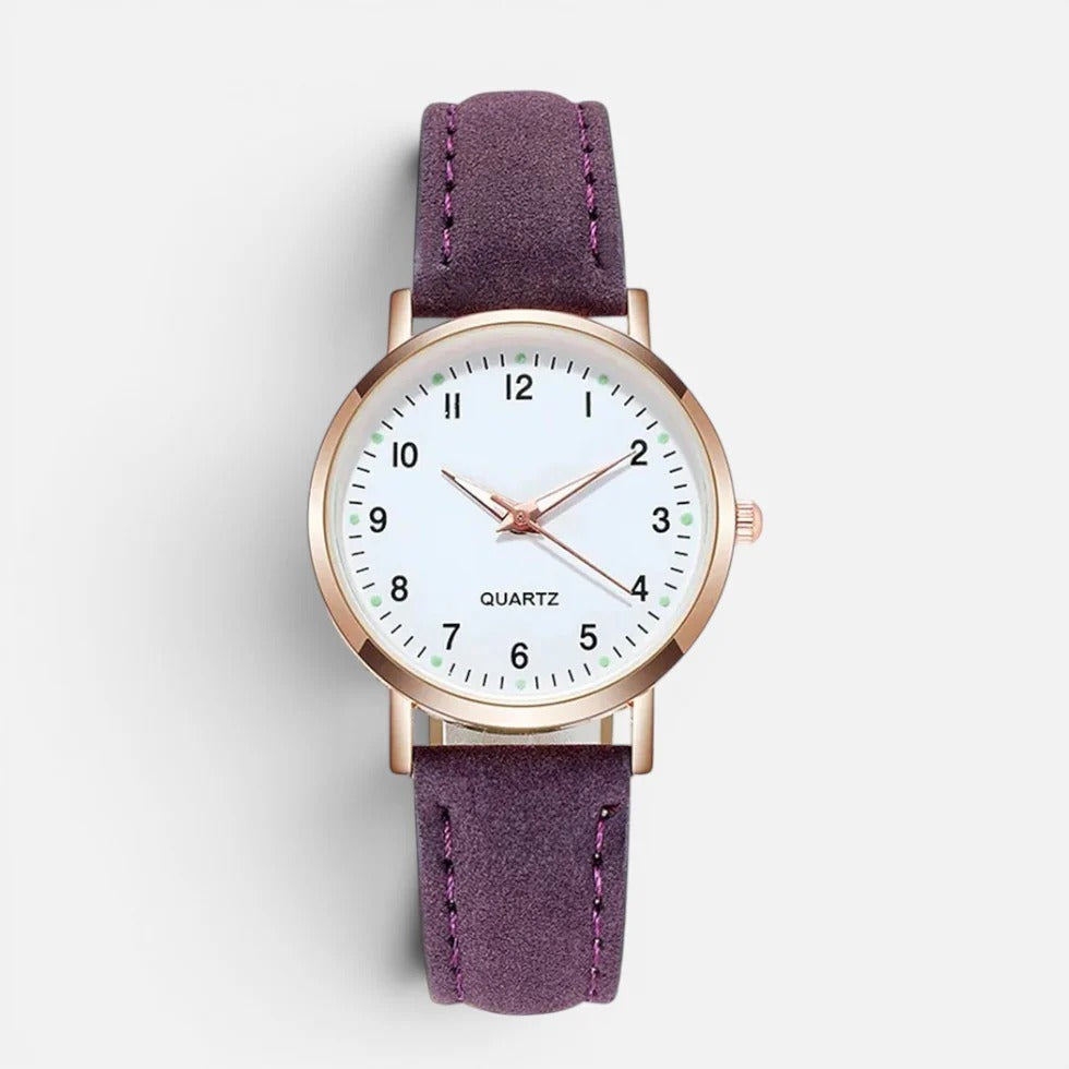 Women Quartz Watch Leather Strap