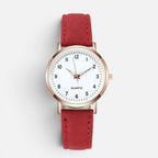 Women Quartz Watch Leather Strap