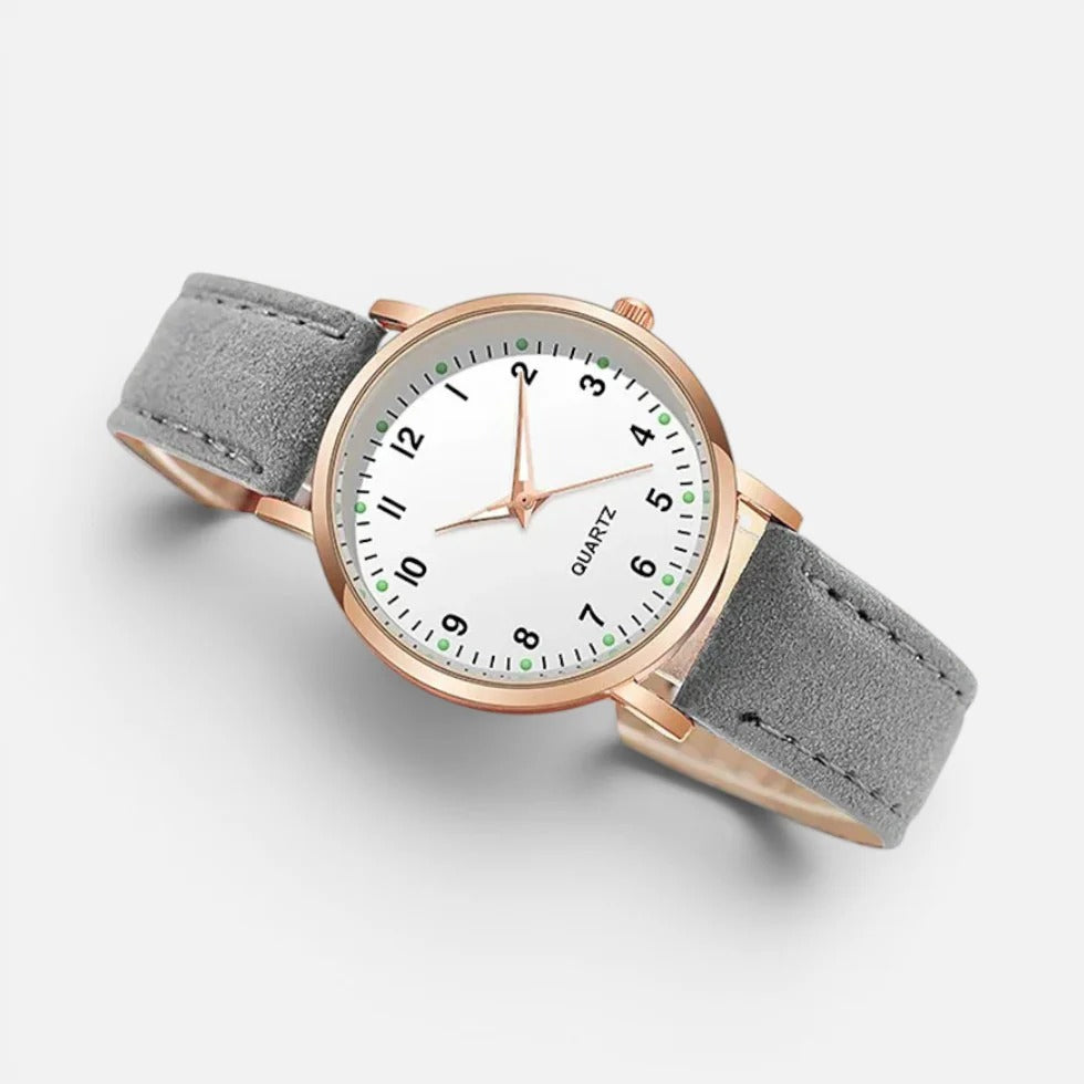 Women Quartz Watch Leather Strap