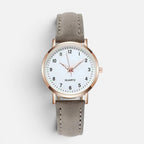 Women Quartz Watch Leather Strap