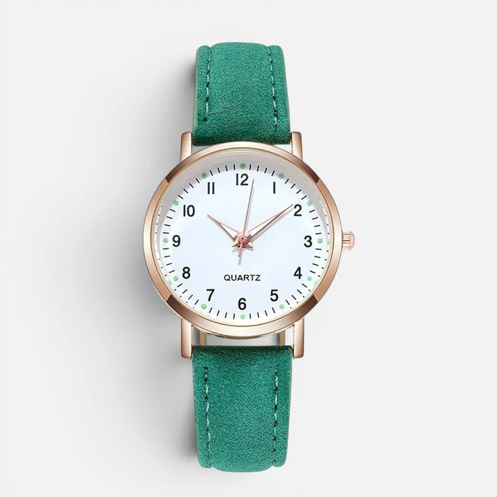 Women Quartz Watch Leather Strap